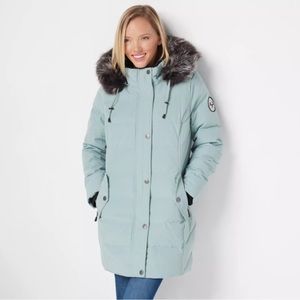 XL Artic Exhibition Women’s Mint Green Parka